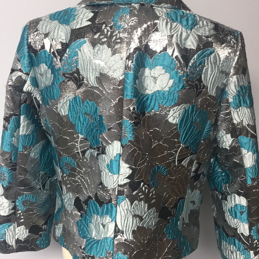 Michael Kors Collection Aqua/Silver Jacket - Picture 5 of 8